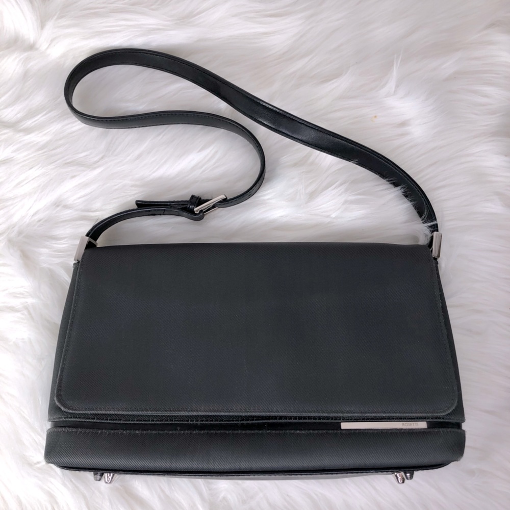 Rosetti Nylon Shoulder Organizer Messenger Bag